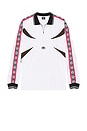 view 1 of 5 Taped Polo Washed Garment in White