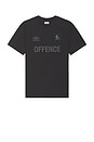 view 5 of 5 Offence Defence Tee in Washed Black