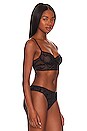 view 2 of 4 Fine Lines Mesh Bra in Black