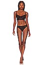 view 4 of 4 Fine Lines Mesh Bra in Black