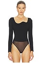 view 2 of 5 Mademoiselle Bodysuit in Black