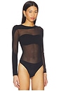view 3 of 5 No Promises Bodysuit in Black