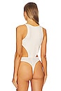 view 4 of 5 Naked Instinct Bodysuit in White