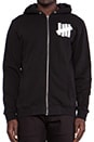 view 5 of 5 5 Strike Zip Up Hoody in Black