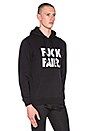 view 2 of 4 SWEAT À CAPUCHE FUCK FAIR in Black