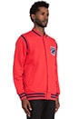view 3 of 5 Strike Varsity Jacket in Red