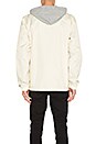 view 4 of 5 Hooded Coaches Jacket in Off White