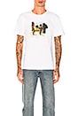 view 1 of 4 5 Strike Free Wheel Tee in White