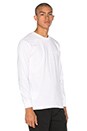view 2 of 5 L/S Semper Occultus Tee in White