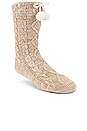 view 1 of 1 CHAUSSETTES POM POM in Cream