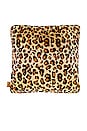 view 1 of 3 Juno Faux Fur Pillow in Leopard Print