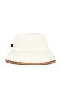 view 2 of 2 Fluff Scalloped Bucket Hat in Nimbus