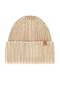view 1 of 2 Chunky Plaited Beanie in Cream