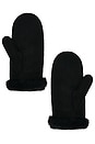 view 2 of 2 Sheepskin Embroidered Miffen in Black