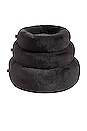view 2 of 4 Euphoria Medium Round Pet Bed in Charcoal