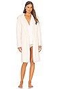 view 1 of 4 Portola Reversible Robe in Cream Heather