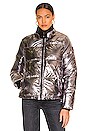 view 2 of 6 Izzie Puffer Jacket in Silver Metallic