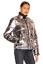 view 3 of 6 Izzie Puffer Jacket in Silver Metallic
