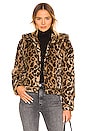 view 1 of 5 Mandy Faux Fur Jacket in Leopard II