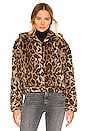 view 2 of 5 Mandy Faux Fur Jacket in Leopard II
