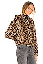 view 3 of 5 Mandy Faux Fur Jacket in Leopard II