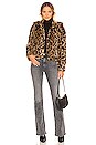 view 5 of 5 Mandy Faux Fur Jacket in Leopard II