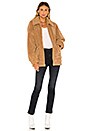 view 4 of 4 Jackeline Teddy Bear Jacket in Camel