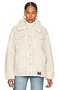 view 2 of 5 Frankie Sherpa Trucker Jacket in Natural