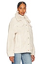 view 3 of 5 Frankie Sherpa Trucker Jacket in Natural