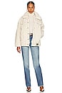 view 5 of 5 Frankie Sherpa Trucker Jacket in Natural