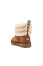 view 3 of 5 Fluff Mini Quilted Bootie in Chestnut