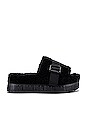 view 1 of 5 Fluffita Slide in Black