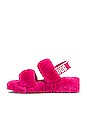 view 5 of 5 Oh Yeah Fur Sandal in Berry