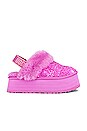 view 1 of 5 Funkette Chunky Sequin Slipper in Echinacea