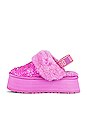 view 5 of 5 Funkette Chunky Sequin Slipper in Echinacea