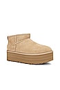 view 2 of 5 Classic Ultra Mini Platform Boot in Sand
