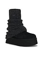 view 2 of 5 Classic Mini Dipper Legwarmer Boot in Black