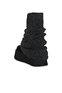 view 4 of 5 Classic Mini Dipper Legwarmer Boot in Black