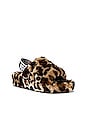 view 2 of 5 Fluff Yeah Leopard Shearling Slide in Amphora