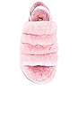 view 4 of 5 Fluff Yeah Shearling Slide in Seashell Pink