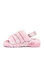 view 5 of 5 Fluff Yeah Shearling Slide in Seashell Pink
