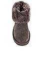 view 4 of 5 Classic Mini Fluff Boot in Charcoal