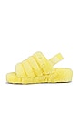 view 5 of 5 Fluff Yeah Slide in Neon Yellow