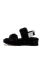 view 5 of 5 Oh Yeah Shearling Slide in Black