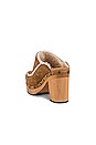 view 3 of 5 Aubriana Shearling Clog in Chestnut