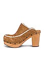 view 5 of 5 Aubriana Shearling Clog in Chestnut