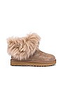 view 1 of 5 BOTTINES CLASSIC MINI FLUFF COLLAR in Caribou