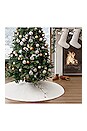 view 3 of 4 Whitecap Large Tree Skirt in Snow