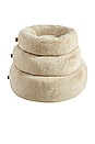 view 3 of 6 Euphoria Small Round Pet Bed in Bone