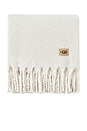 view 1 of 4 COBERTOR BAYLE BAYLE THROW BLANKET in White Pepper & Snow